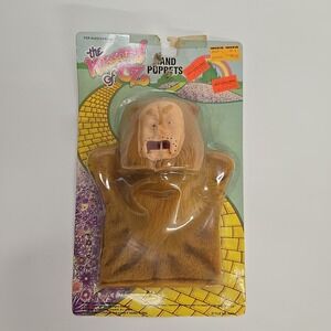The Wizard of Oz Hand Puppet Cowardly‎ Lion 1988 Vintage NEW See Description